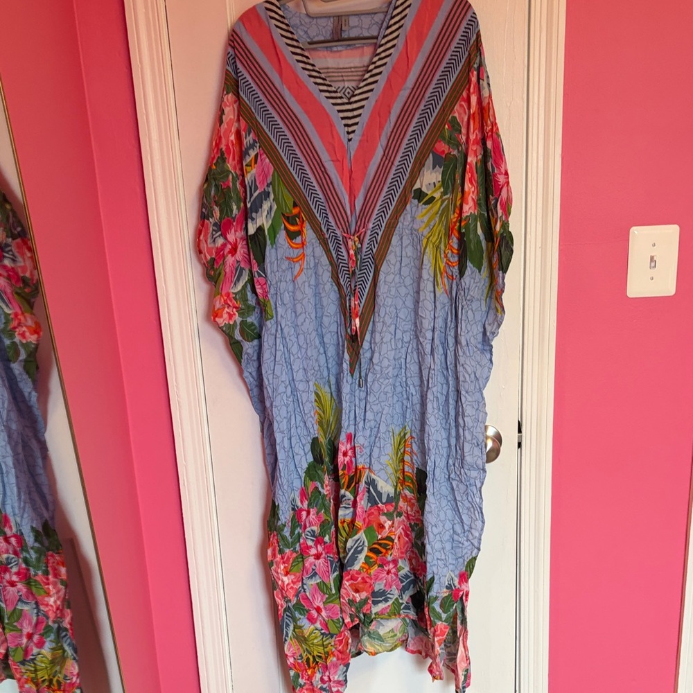 Anthropologie Multicolor Floral Maxi Dress
